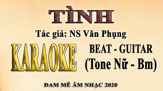 Karaoke TÌNH ST Văn Phụng Guitar Tone Nữ [upl. by Lamag]