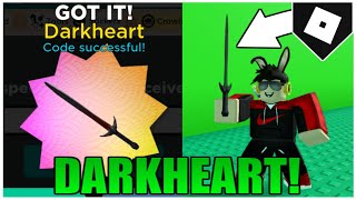 SECRET CODE FOR THE DARKHEART IN SUPER DOOMSPIRE  WEAPON ROBLOX [upl. by Aimal]