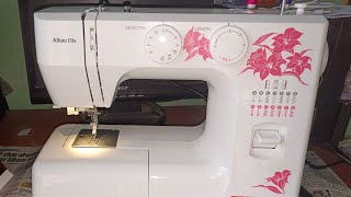 USHA JANOME Allure Dlx my new sewing machine [upl. by Annaiuq]