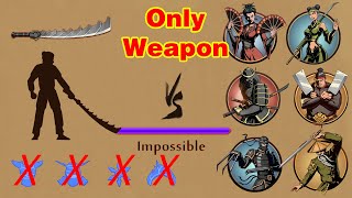 Shadow Fight 2  Only Composite Sword vs BOSSES 「iOSAndroid Gameplay」 [upl. by Hylan769]