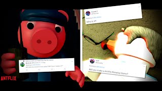 Antflix Piggy Series Most Asked Questions ANSWERED Roblox Animation [upl. by Akirdnwahs]