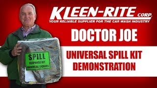 Easy Spill Cleanup  OnSite Training Demonstration  Universal Spill Kit [upl. by Crofoot]