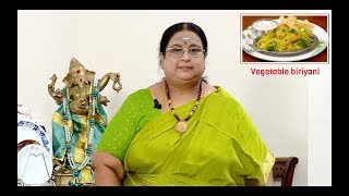 Recipe 141 Vegetable Biriyani [upl. by Kinson]