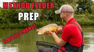 METHOD FEEDER FISHING PREP  CHANGING ELASTIC  THE BEST KNOT [upl. by Yehs]