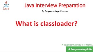 What is ClassLoader in Java [upl. by Monty]