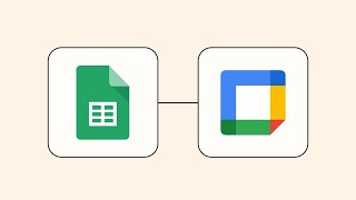 How to Connect Google Sheets to Google Calendar Easy Integration Tutorial [upl. by Biddle]