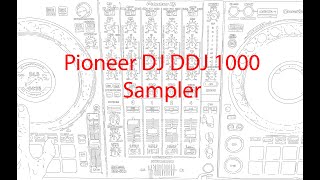 Pioneer DJ DDJ 1000 Sampler [upl. by Mansoor447]