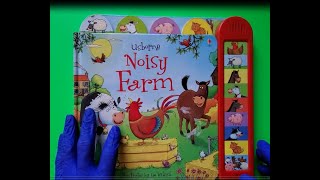 USBORNE Noisy Farm INTERACTIVE [upl. by Dorran]