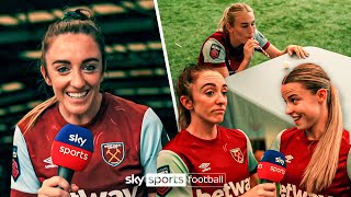 Shall I go all David Attenborough 😂  Behind The Scenes with West Hams Lisa Evans [upl. by Lauber]