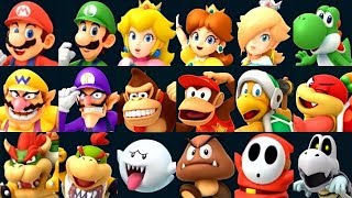 Super Mario Party  All Characters [upl. by Sulohcin]