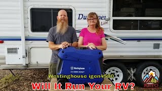 Westinghouse iGen4500 Generator  Will This generator power your RV [upl. by Munster]