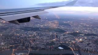 Landing at London Heathrow Airport Sunrise [upl. by Wickner]