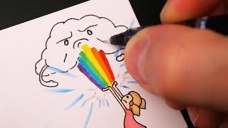 How I Made the Grumpy Cloud Flipbook [upl. by Stanwinn]