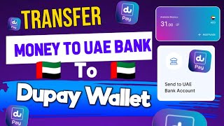 Send money to UAE bank account in Dupay Wallet how to transfer money to dubai bank account [upl. by Aikram]