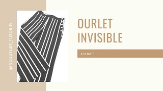 Ourlet invisible [upl. by Zerline]