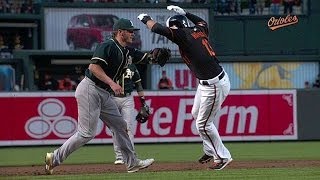 Benches clear after Donaldson tags Machado [upl. by Leifer]