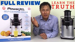 Does the PowerXL SelfCleaning Juicer Clean Itself Full Review [upl. by Helli]