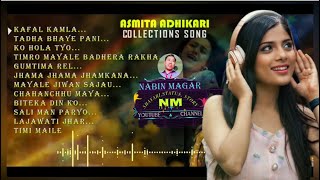 ASMITA ADHIKARI COLLECTIONS SONGS ashmitaadhikari nepalisong nepal [upl. by Rosenfeld603]