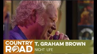 T Graham Brown sings quotNight Lifequot on Countrys Family Reunion [upl. by Rorrys]