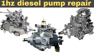 TOYOTA 1hz fuel injection diesel pump repair  6 cylinder diesel pump [upl. by Oberon600]