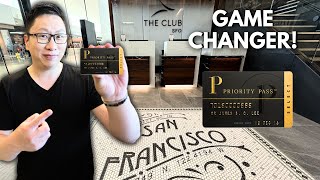 The Club SFO NEW Best Airport Lounge  Priority Pass Sapphire Reserve Venture X Amex Plat [upl. by Iuq]