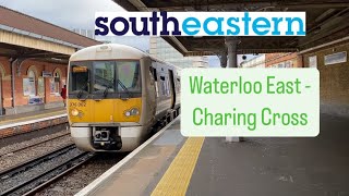 Southeastern Class 376  Waterloo East  Charing Cross [upl. by Yolane]