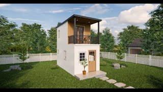 Two Storey Tiny House 3MX6M [upl. by Mundt]