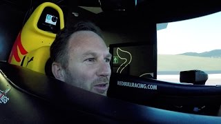 The Red Bull Racing Simulator Challenge Christian Horner [upl. by Aicila693]