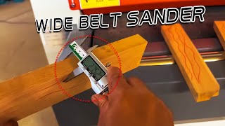 Whats the REAL Reason Woodworkers LOVE Wide Belt Sanders [upl. by Lemart]