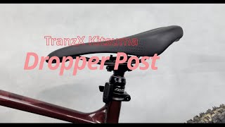 Dropper Post Install of TranzX Kitsuma on Polygon Syncline C5 29 incher [upl. by Yaresed]