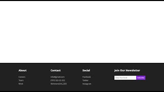 Fully Responsive Footer Section using HTML CSS  CodeOpacity [upl. by Shama]