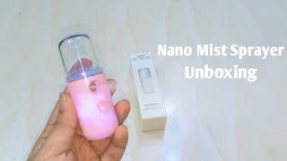 Automatic Sprayer or Nano Mist Sprayer Unboxing and how to use Nano Spray Sanitizer [upl. by Lunt674]