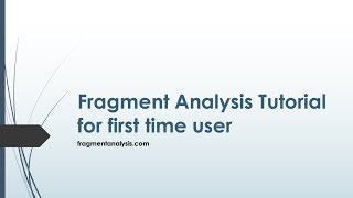 FA02 Software Tutorial Fragment Analysis for CE solutions for Peak Scanner and GeneMapper [upl. by Samford]