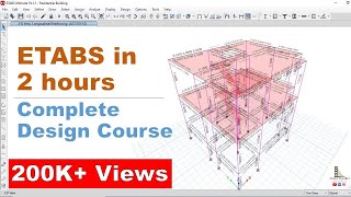 ETABS in 2 hours  A complete design course [upl. by Vinn381]