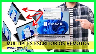 Múltiples Sesiones RDP en Windows 11 Multiusuario Múltiples Sesiones de Escritorio Remoto Windows 11 [upl. by Odel312]