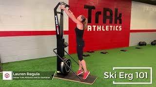 Ski Erg 101  How to Use a Ski Erg TrAK Athletics [upl. by Mayap75]