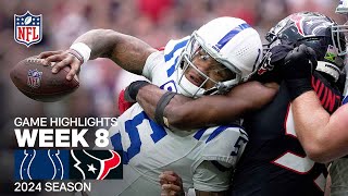 Indianapolis Colts vs Houston Texans  2024 Week 8 Game Highlights [upl. by Suired]