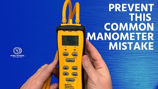 Prevent this Common Manometer Mistake [upl. by Aerdno]