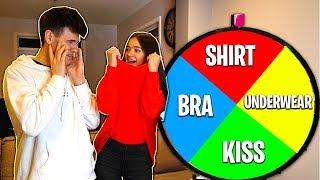 Spin The MYSTERY Wheel Challenge With GIRLFRIEND 1 SPIN  REMOVE 1 CLOTHING [upl. by Eldrid]