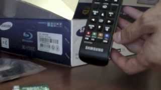 Blu Ray Samsung BDF5100 Unboxing Gadgets [upl. by Aniar521]