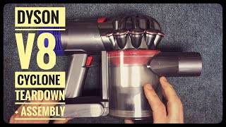 Vacuum repairman shows How to take apart and clean a Dyson cordless V7V8 [upl. by Garold]