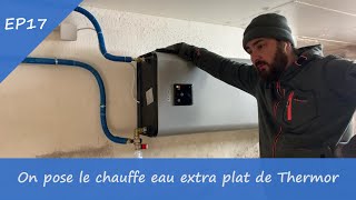 On pose chauffe eau un chauffe eau extraplat  EP18 [upl. by Aneroc]