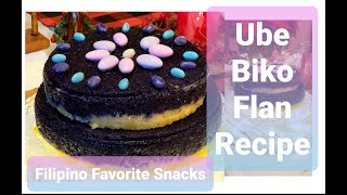 Filipino Ube Biko Leche Flan Recipe easy and delicious [upl. by Daza]