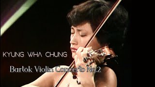 Kyung Wha Chung plays Bartók violin concerto No2 1984 [upl. by Nomyaw607]