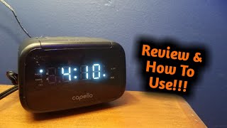 Capello Alarm Clock Review amp How To Use [upl. by Akaenahs205]