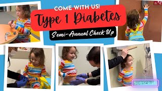 COME WITH US TO ADDIE’S SEMIANNUAL T1D CHECK UP [upl. by Emiolhs163]