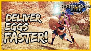 FAST Egg Delivery Method  Monster Hunter Rise [upl. by Ahcarb70]