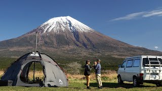 【絶景キャンプ】富士山に魅了される 冬キャンプ のひととき｜Hot Tent Camping [upl. by Desireah848]