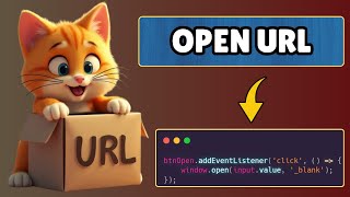 How to Open URL on Button Click in javascript [upl. by Aissila]