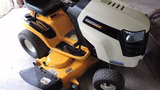 First Look  Newtome Cub Cadet LTX1050 [upl. by Saleme]